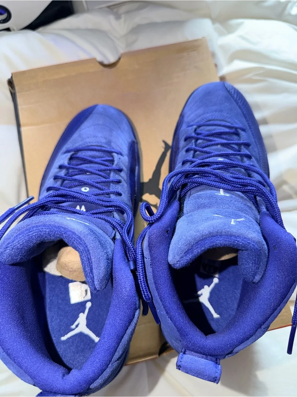 Air Jordan 12 Retro Deep Royal Blue Suede Men’s 8.5 OG Box